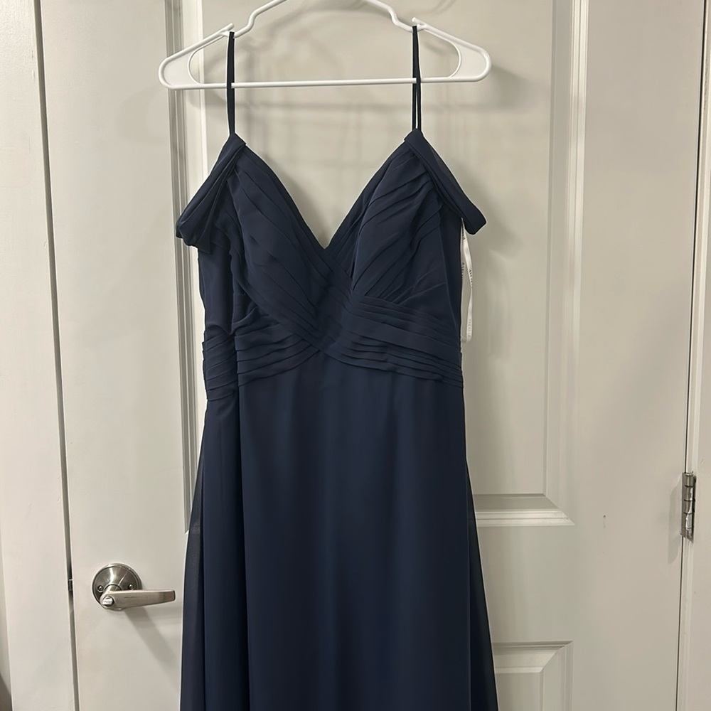 Women’s Navy Blue Bari Jay Bridesmaid Dress (14)